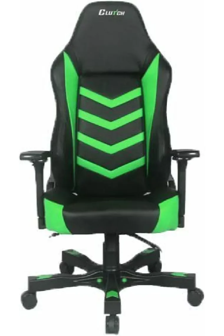 Embrayage Chairz Premium Gaming/Chaise de Bureau, Noir et Vert, 1-Pack