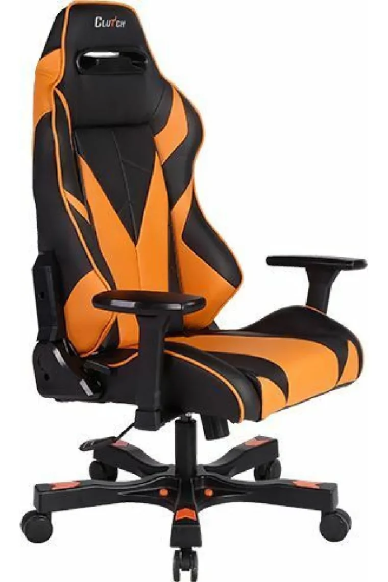 Clutch Chairz Gear Series Bravo Gaming Chair (Black/Orange)