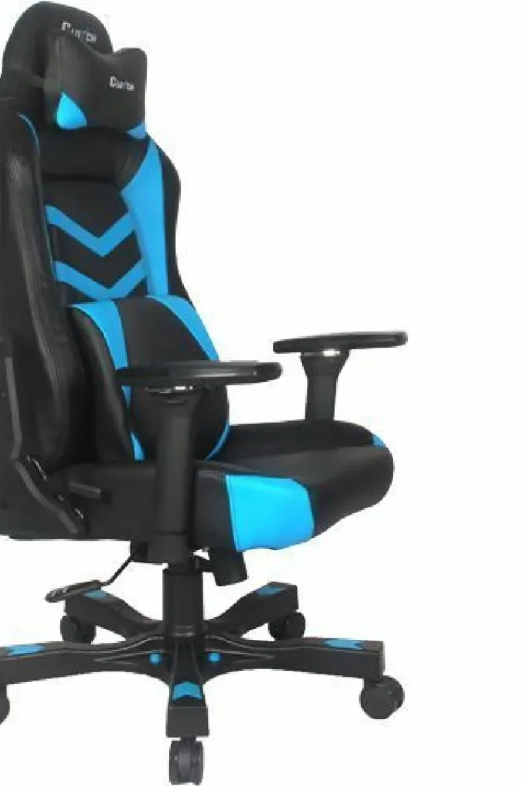 Embrayage Chairz Premium Gaming/chaise de bureau, Noir et Bleu, 1-pack