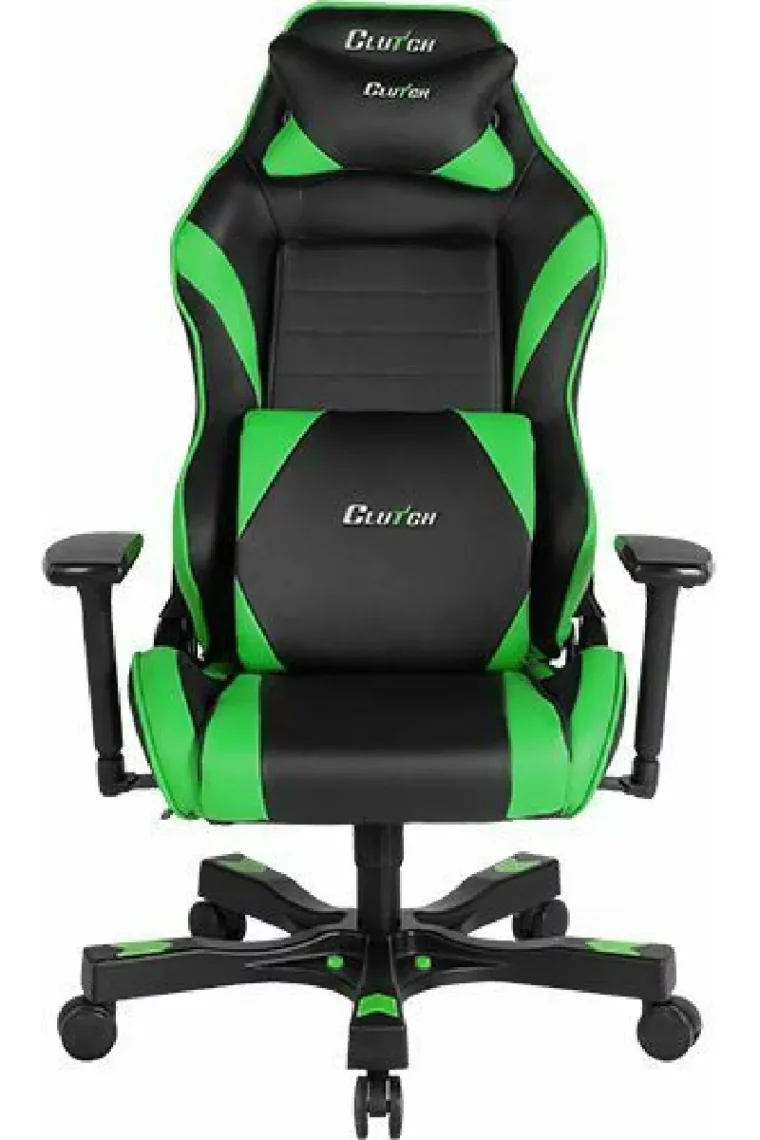 CLUTCH CHAIRZ Gear Series Bravo Chaise ergonomique pour jeux vidéo à la maison ou au bureau avec dossier inclinable Base 5 étoil