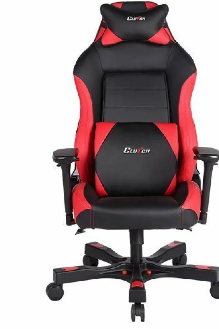 Clutch Chairz The Best Gaming Chair - Chaise de gaming ergonomique, chaise de jeu, chaise de bureau, chaise haute et coussin lom